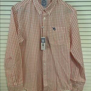 Classic men’s GUY HARVEY Exeter button down in pink check